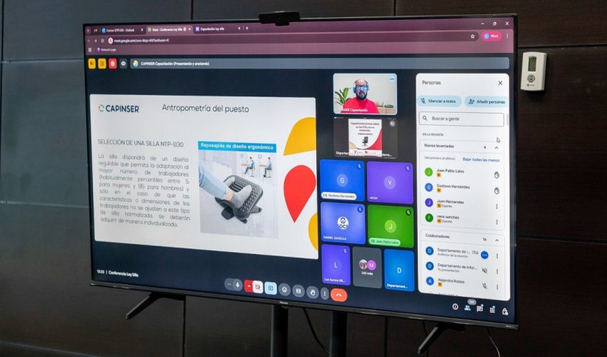 MÁS DE 700 PERSONAS PARTICIPAN EN CAPACITACIÓN VIRTUAL SOBRE LA “LEY SILLA”.