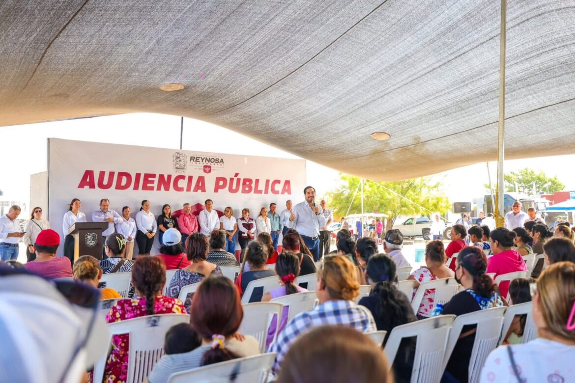 Tienen colonos de Reynosa un Alcalde cercano con soluciones a sus necesidades 