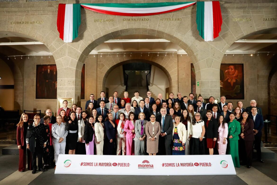 Olga Sosa participa en la Tercer Plenaria del Grupo Parlamentario de Morena en el Senado