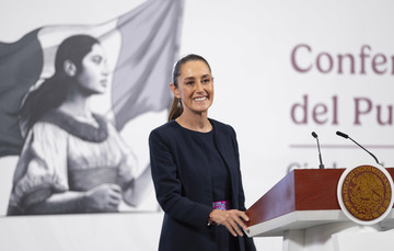 Conferencia de prensa de la presidenta Claudia Sheinbaum Pardo del 25 de julio de 2025.