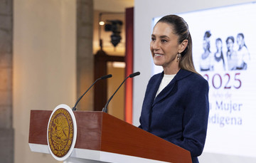 Conferencia de prensa de la presidenta Claudia Sheinbaum Pardo del 11 de agosto de 2025.