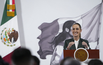  Conferencia de prensa de la presidenta Claudia Sheinbaum Pardo del 22 de agosto de 2025.