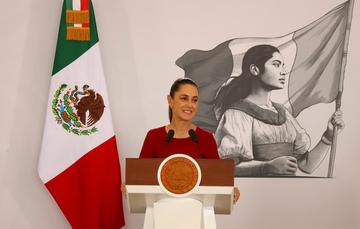 Conferencia de prensa de la presidenta Claudia Sheinbaum Pardo del 15 de agosto de 2025.