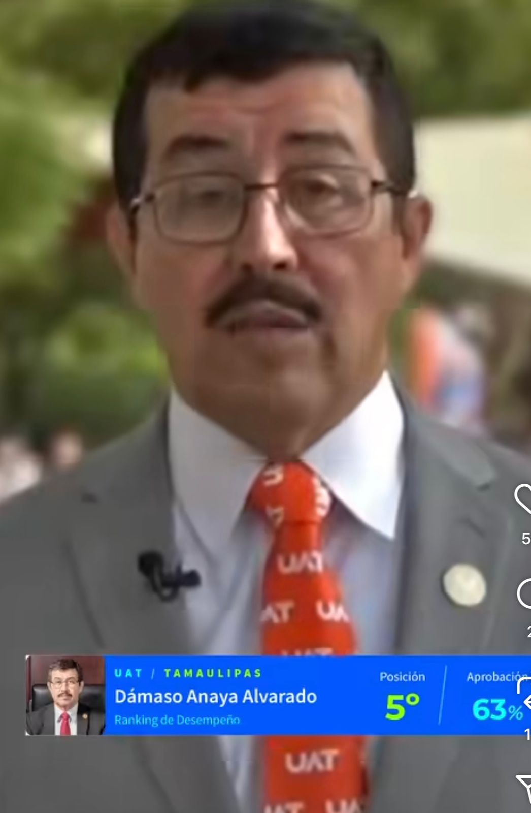 Dámaso Anaya está entre los rectores mejor evaluados de México.