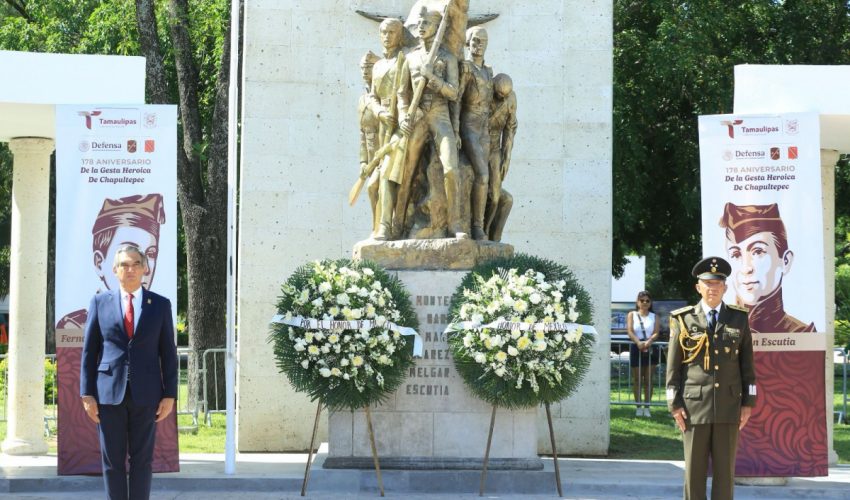 PRESIDE AMÉRICO CEREMONIA DEL 178 ANIVERSARIO DE LA GESTA HEROICA DE LOS NIÑOS HÉROES DE CHAPULTEPEC