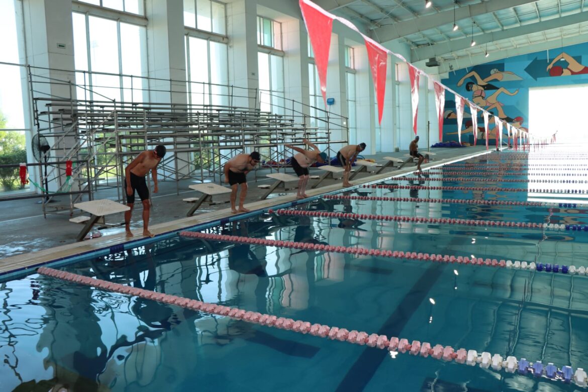 Realizan alumnos de Escuela de Natación del IMD Muestra Pedagógica.
