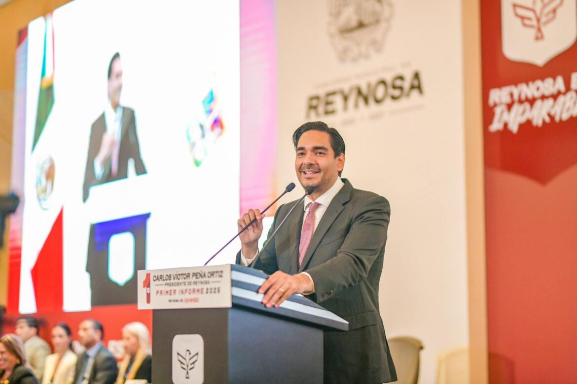Rindió Carlos Peña Ortiz Primer Informe del Gobierno Municipal de Reynosa.
