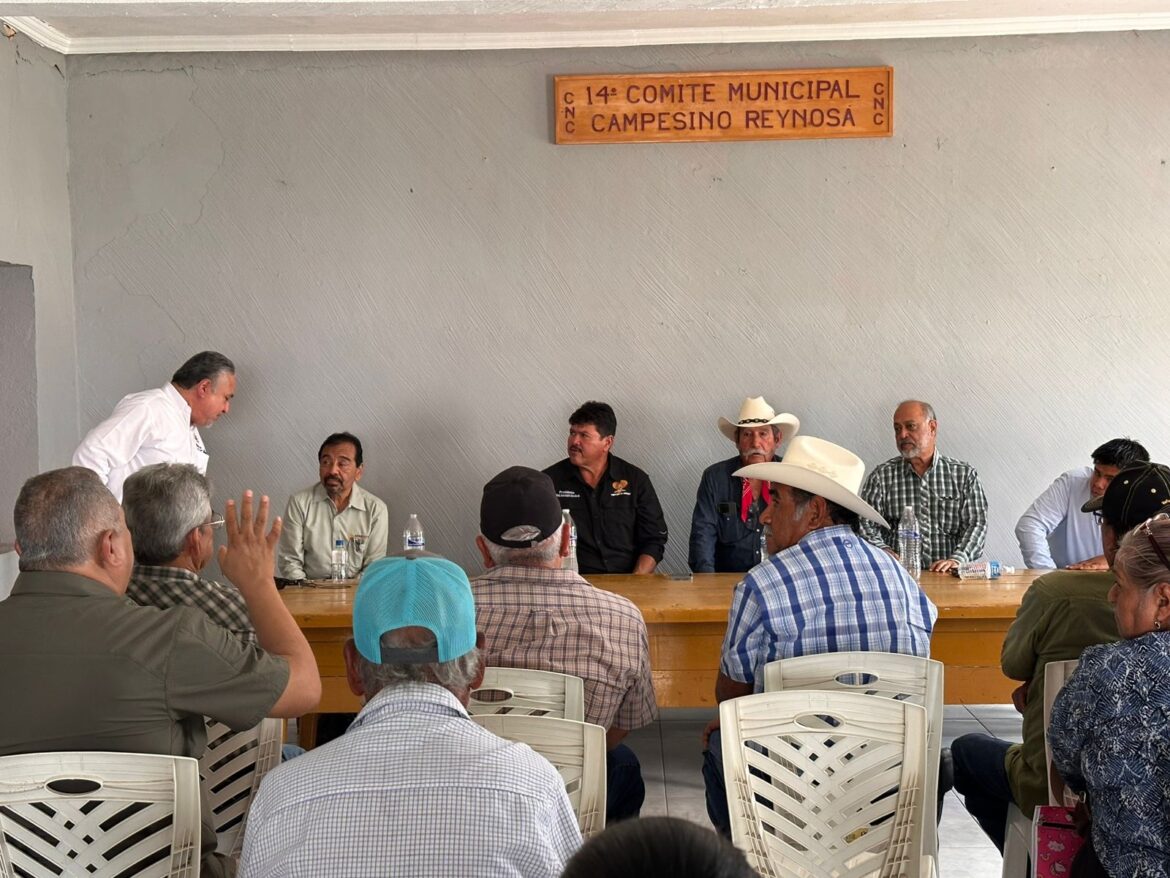 Promueven en Reynosa programa de crédito para productores de sorgo.