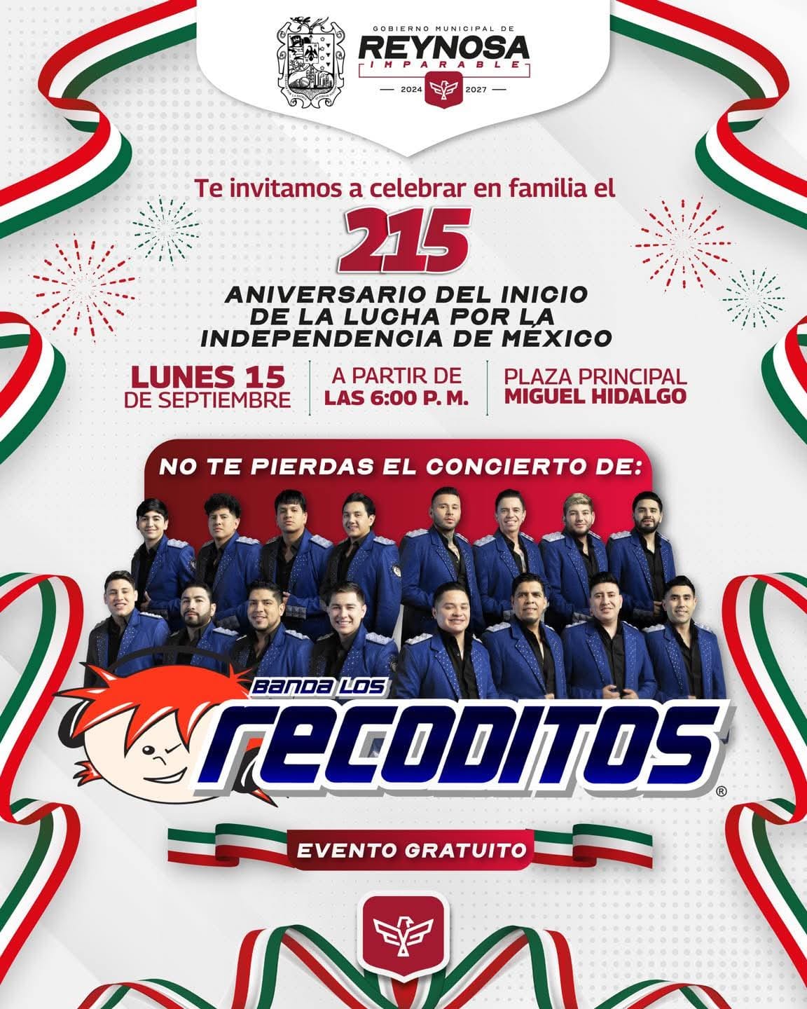 Celebrará Gobierno Municipal 215 Aniversario de la Lucha por la Independencia de México.