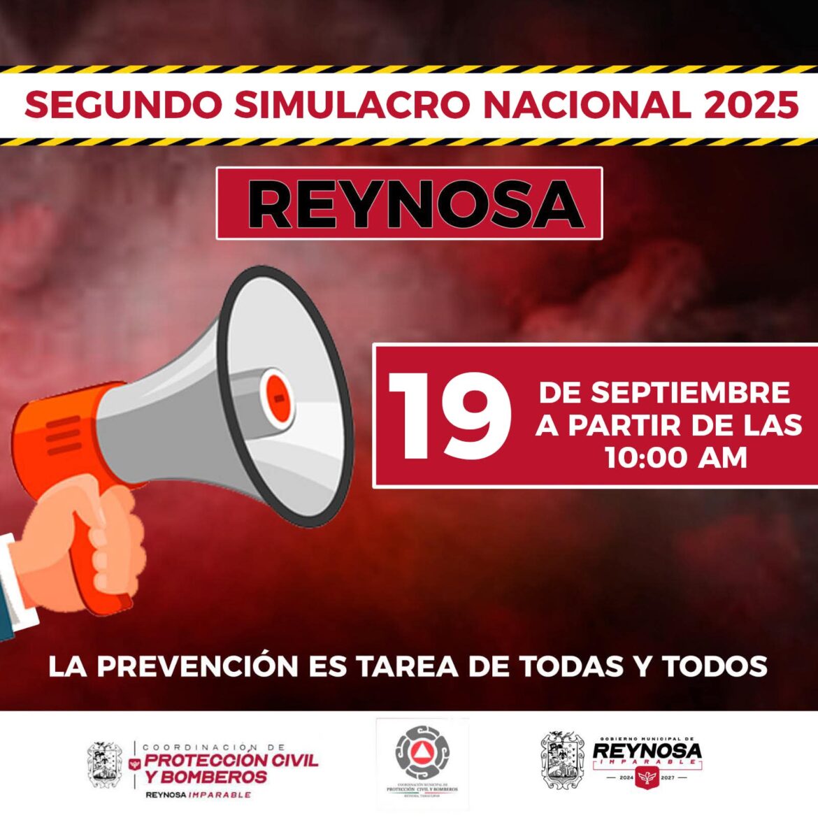 Conmemora PCyB-Reynosa Día Nacional de la Protección Civil con simulacros.