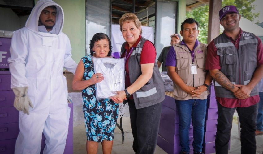 DIF Tamaulipas impulsa proyecto de “Producción Sostenible de Miel” en comunidades rurales.