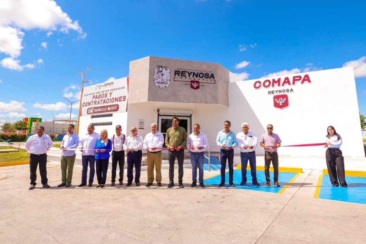 InauguróCarlos Peña Ortiz sucursal foránea de la COMAPA