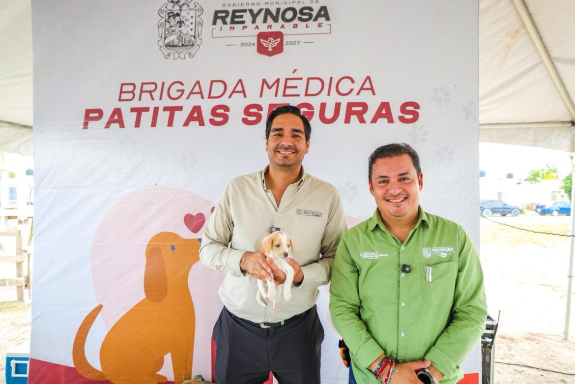 Llevó Carlos Peña Ortiz salud y bienestar a mascotas del fraccionamiento Halcón