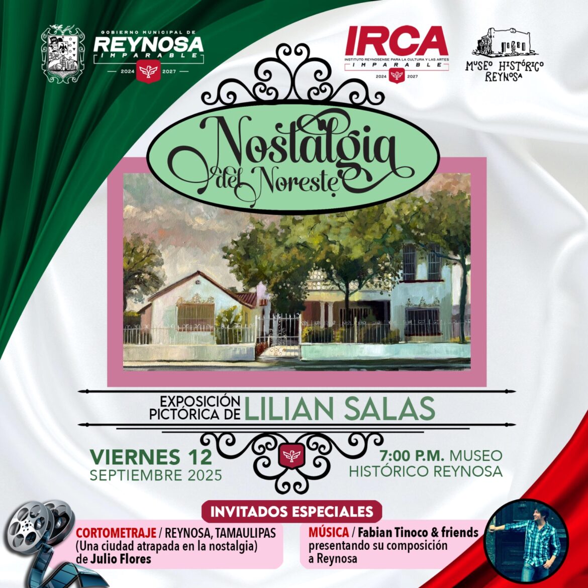 Presenta Gobierno de Carlos Peña Ortiz exposición pictórica sobre la identidad de Reynosa.