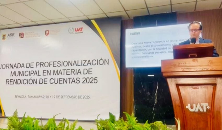 PARTICIPA SABG EN LAS  JORNADAS DE PROFESIONALIZACIÓN MUNICIPAL 2025 EN REYNOSA.