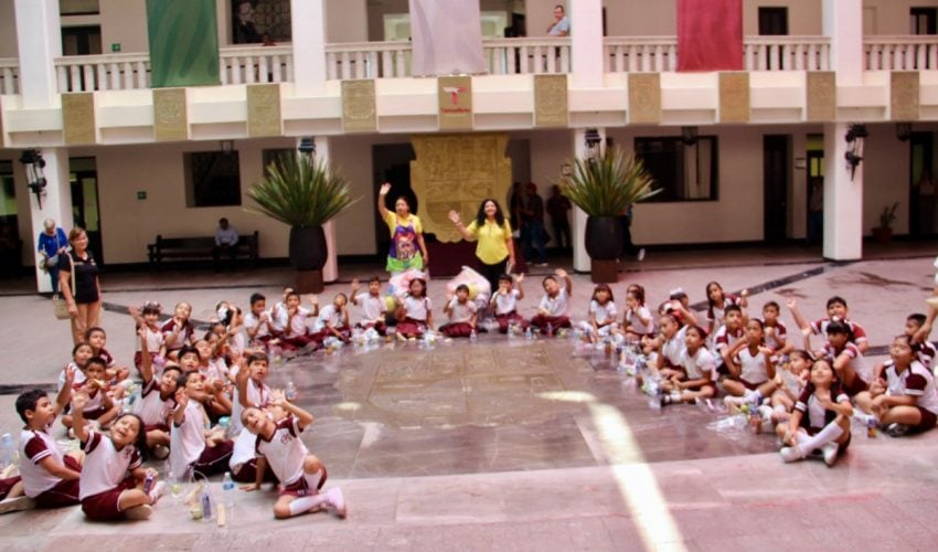 DISFRUTAN NIÑAS Y NIÑOS RECORRIDOS GUIADOS EN PALACIO DE GOBIERNO Y CENTRO CULTURAL TAMAULIPAS