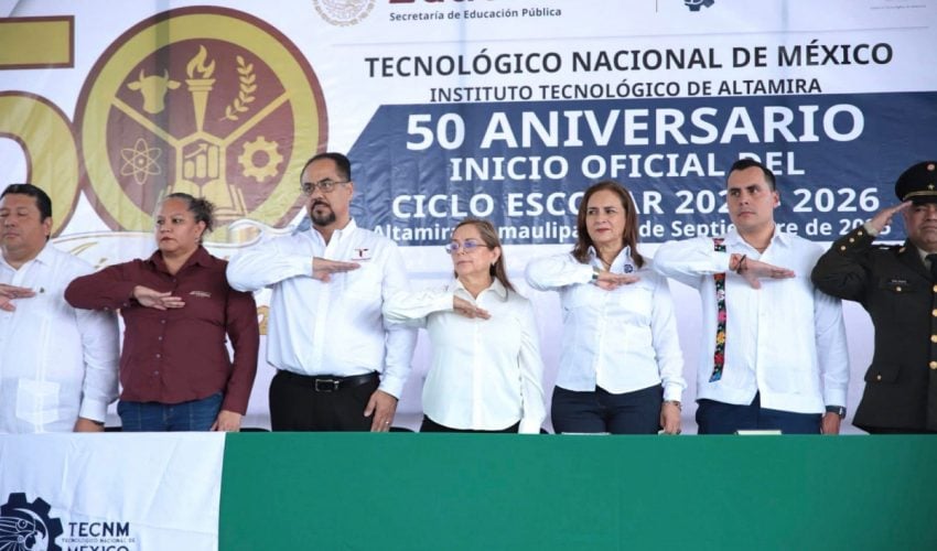 CELEBRA INSTITUTO TECNOLÓGICO DE ALTAMIRA 50 AÑOS FORMANDO PROFESIONISTAS
