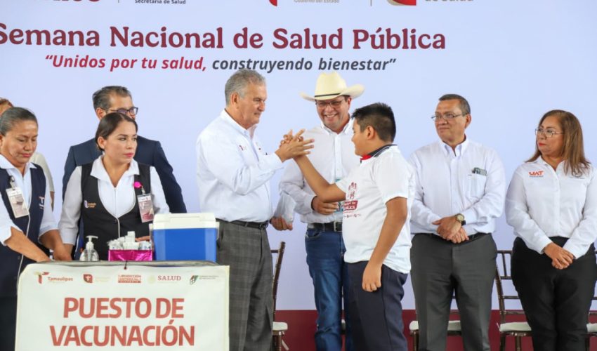 BAJO EL LEMA “UNIDOS POR TU SALUD, CONSTRUYENDO BIENESTAR” ARRANCA LA SEMANA NACIONAL DE SALUD PÚBLICA.