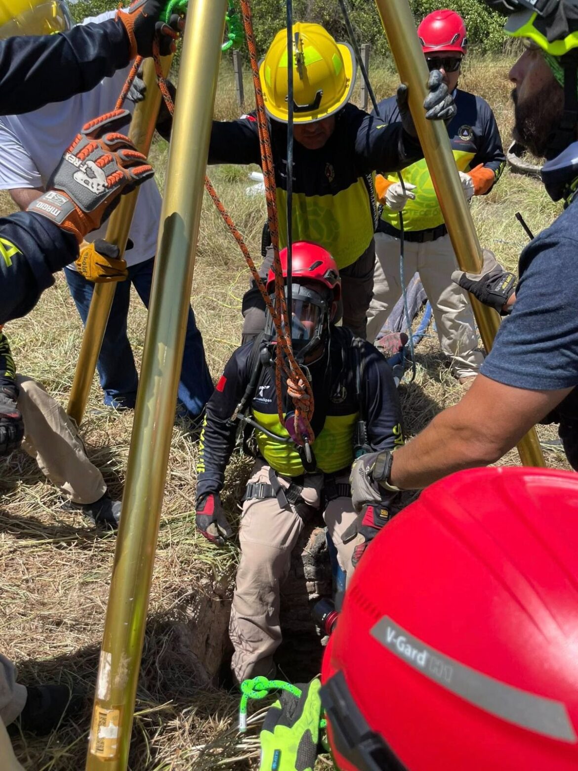 Rescate en el municipio de Padilla