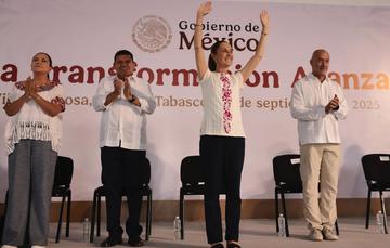 La transformación avanza en Tabasco.