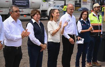 Nuevos trenes de repavimentación. Acolman, Estado de México.