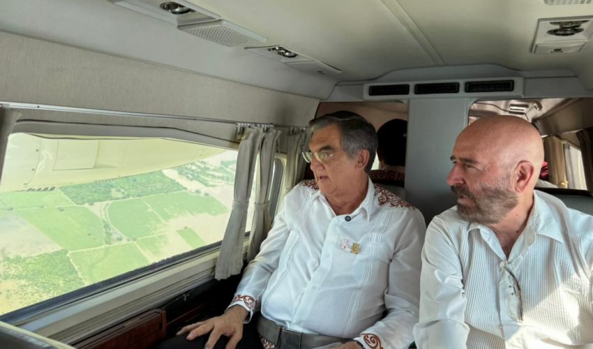 SUPERVISA AMÉRICO VILLARREAL CRECIENTE DEL PÁNUCO; PREPARADOS PARA BRINDAR APOYO EN CASO NECESARIO