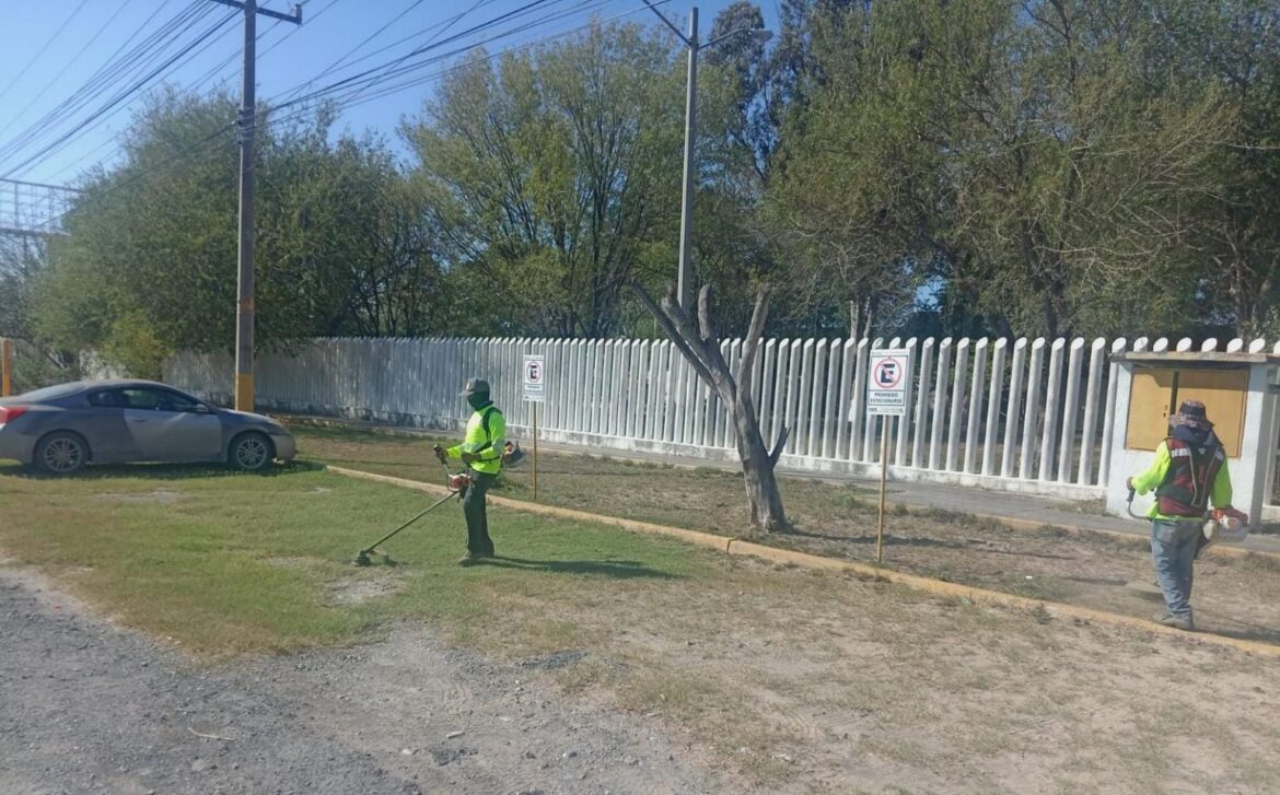 Trabaja Gobierno de Carlos Peña Ortiz en área suburbana.