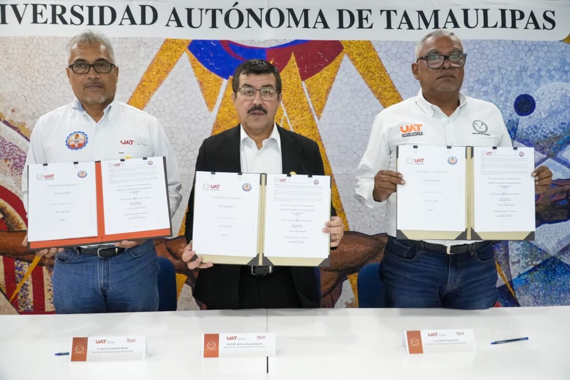 Concreta la UAT acuerdos en beneficio de sus trabajadores