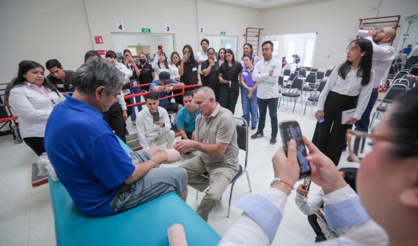 Capacita DIF Tamaulipas a fisioterapeutas de los Centros y Unidades de Rehabilitación en todo el estado.