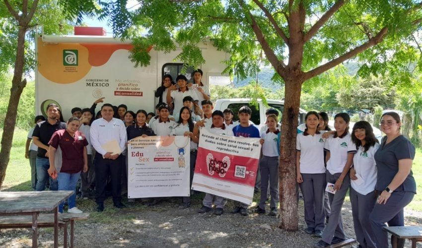 IMPARTE INJUVE CONFERENCIA “LOS DERECHOS SEXUALES DE LAS Y LOS ADOLESCENTES Y JÓVENES” EN TELEBACHILLERATO COMUNITARIO 018 DE EL MANTE