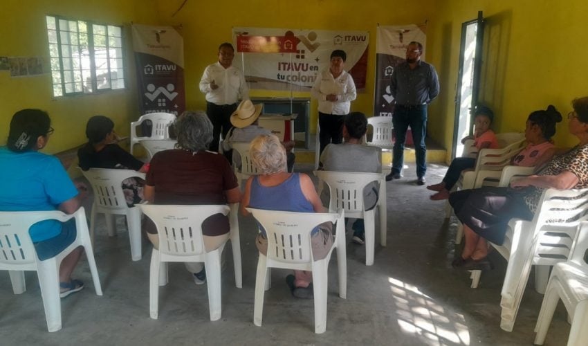 Brinda ITAVU certeza jurídica a familias de Llera.