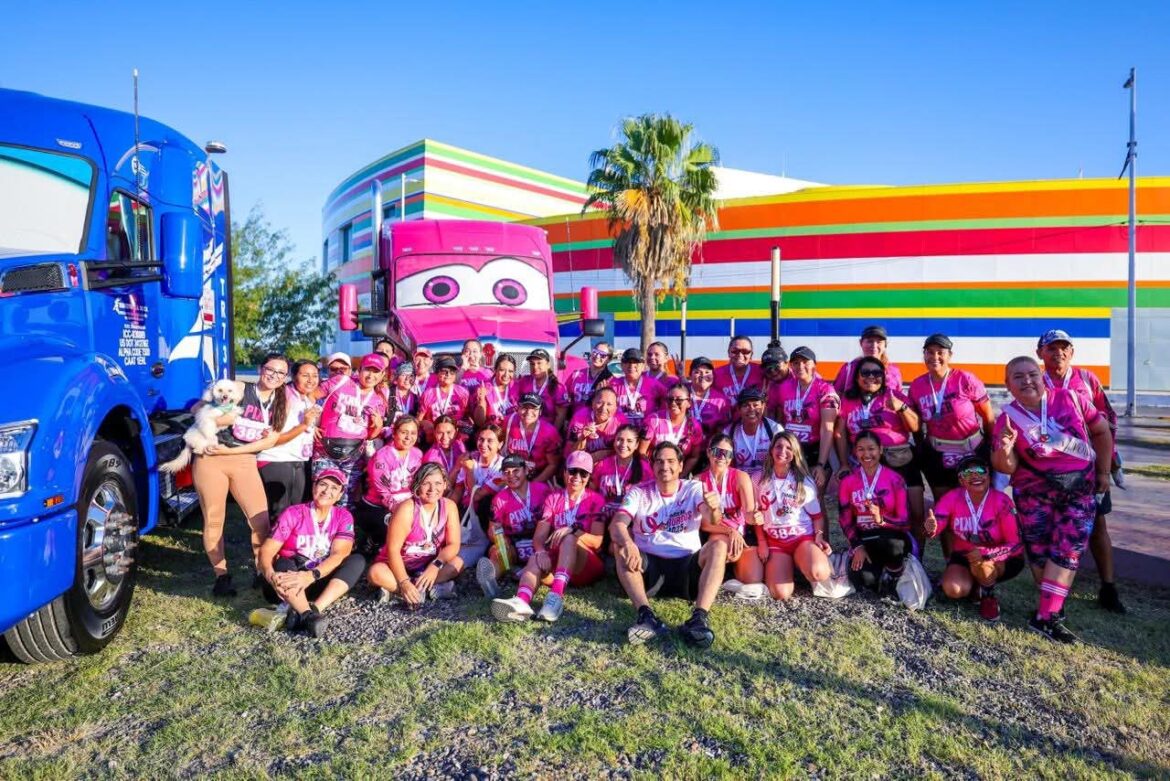 Compiten “Por Ellas, Por Ti, Por Todas” en Reynosa contra el cáncer de mama