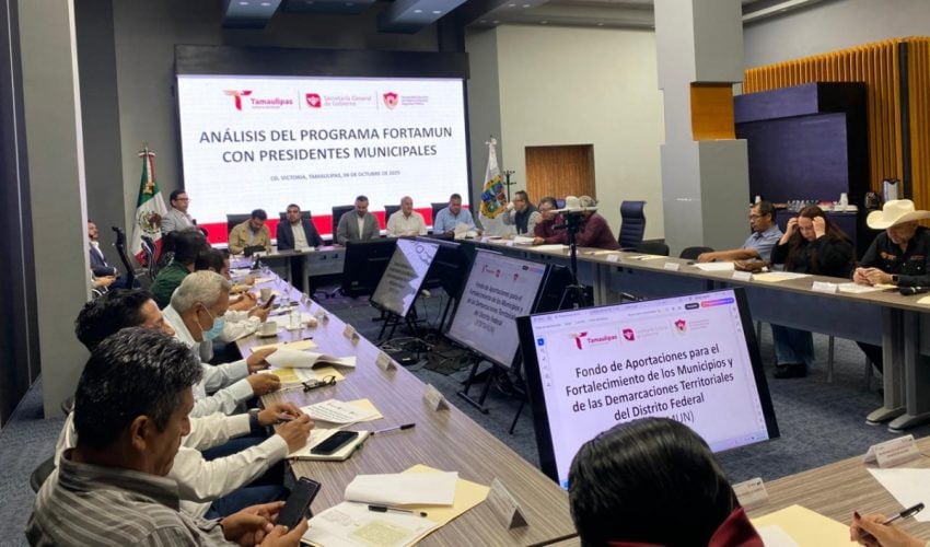 Tamaulipas avanza con el impulso y uso eficiente del FORTAMUN para fortalecer la seguridad pública ahora en la región centro.