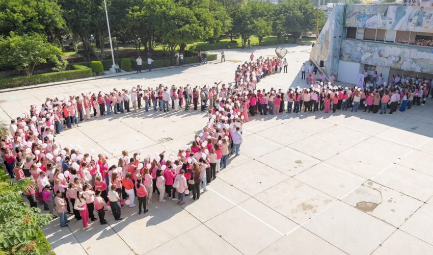 Se suma sector educativo a la lucha contra el cáncer de mama.