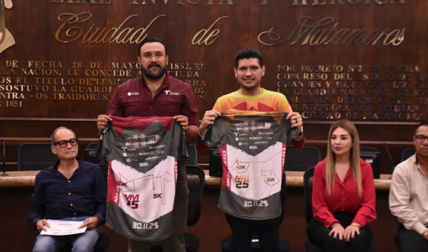 Anuncia Turismo Tamaulipas maratón en Matamoros con 268 mil pesos en premios.