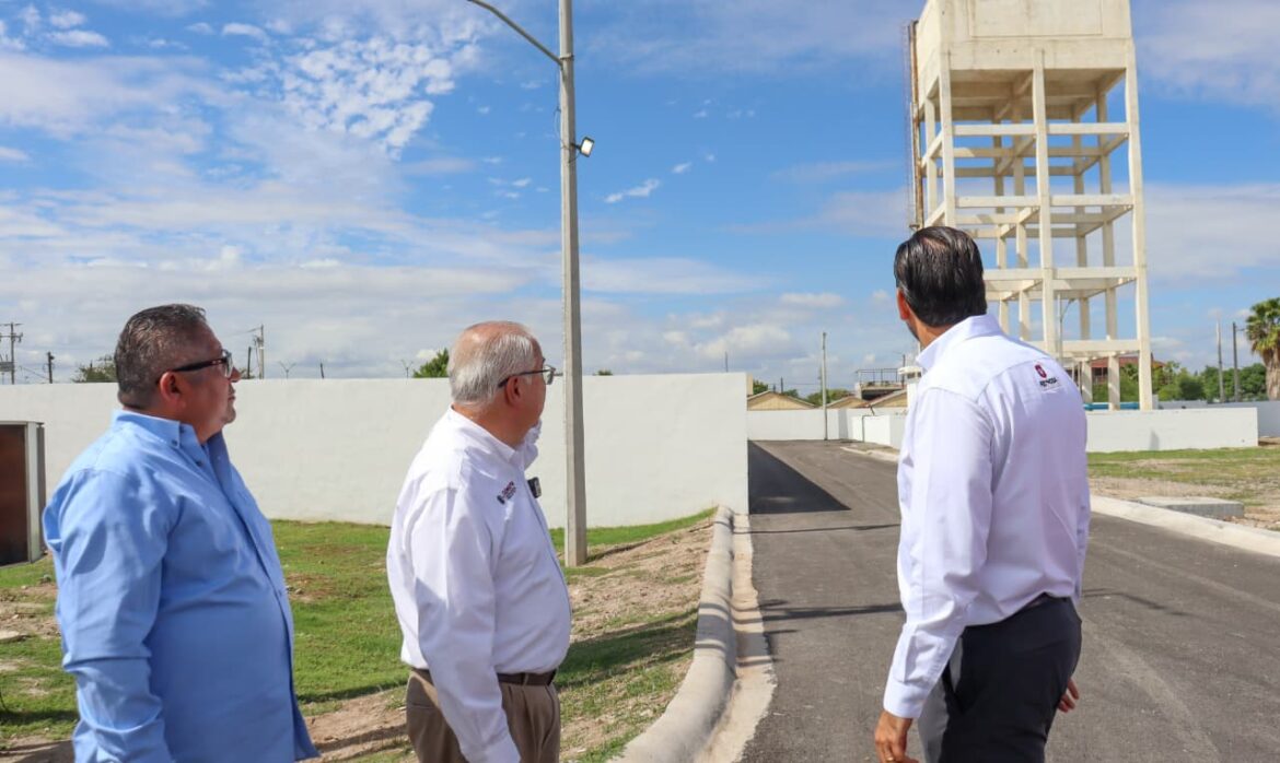 Supervisó Alcalde Carlos Peña Ortiz estaciones de bombeo de agua residual y potable en Riberas del Carmen.