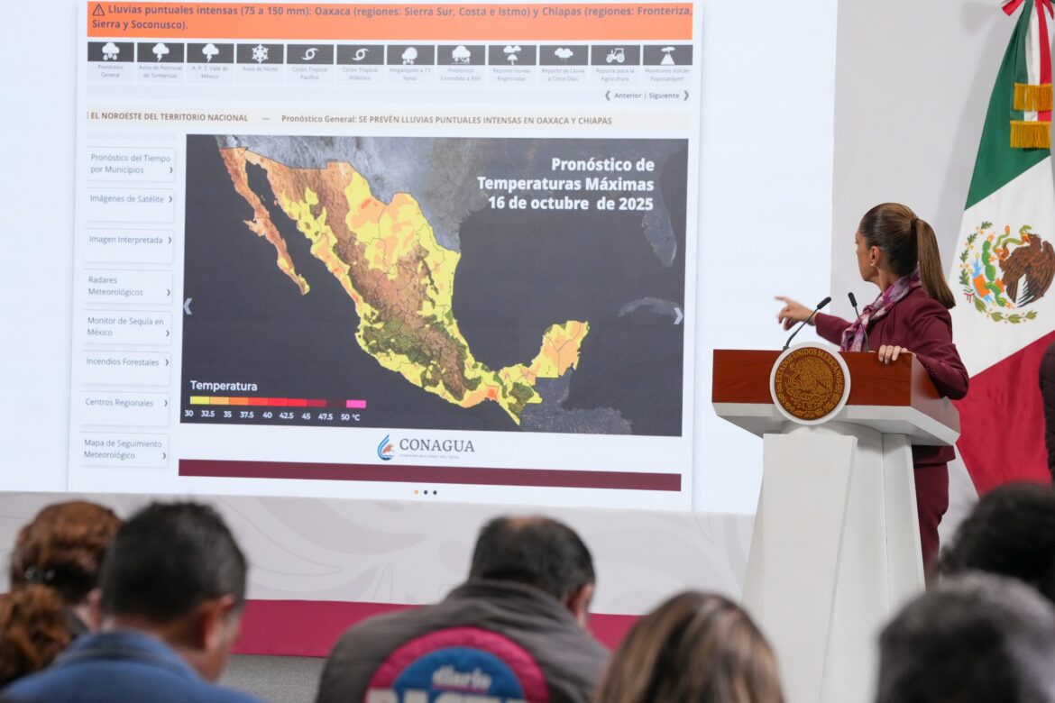 Versión estenográfica. Mensaje de la Presidenta de México, Claudia Sheinbaum Pardo. Resultado de esfuerzos en beneficio de cinco estados