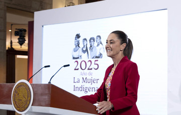 Conferencia de prensa de la presidenta Claudia Sheinbaum Pardo del 27 de octubre de 2025.