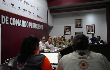  Mensaje de la Presidenta de México, Claudia Sheinbaum Pardo, desde el Centro de Comando Permanente en Veracruz.