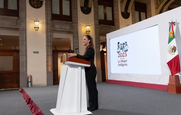 Conferencia de prensa de la presidenta Claudia Sheinbaum Pardo del 10 de octubre de 2025.