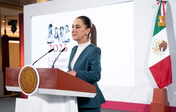 Conferencia de prensa de la presidenta Claudia Sheinbaum Pardo del 13 de octubre de 2025.