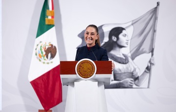 Conferencia de prensa de la presidenta Claudia Sheinbaum Pardo del 14 de octubre de 2025.