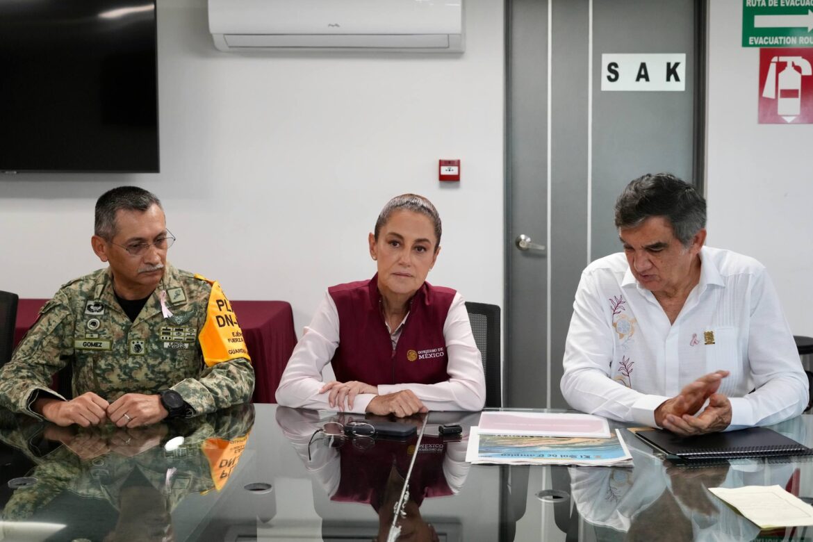 Versión estenográfica. Mensaje de la Presidenta de México, Claudia Sheinbaum Pardo. Monitoreo del río Pánuco