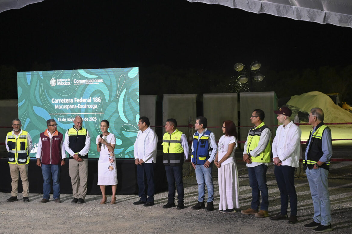 Versión estenográfica. Supervisión de obra: Ampliación carretera Macuspana-Escárcega. Macuspana, Tabasco