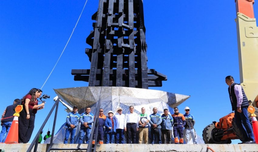 EN DICIEMBRE SE ENTREGA PRIMERA ETAPA DE LA MONUMENTAL ESCULTURA DE LA VIRGEN EN EL CHORRITO: AMÉRICO