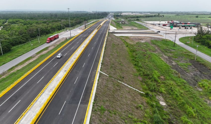 IMPULSA GOBIERNO DE TAMAULIPAS CONECTIVIDAD Y MOVILIDAD CON HISTÓRICA INVERSIÓN EN OBRAS VIALES