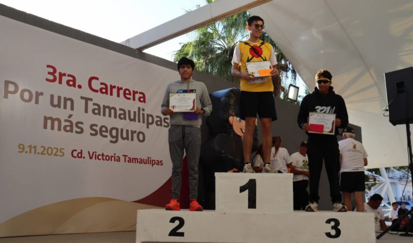 CELEBRA SSPT TERCERA CARRERA “POR UN TAMAULIPAS MÁS SEGURO”