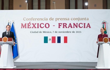 Conferencia de prensa México-Francia.