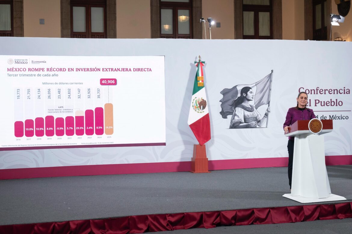 Versión estenográfica. Conferencia de prensa de la presidenta Claudia Sheinbaum Pardo del 19 de noviembre de 2025