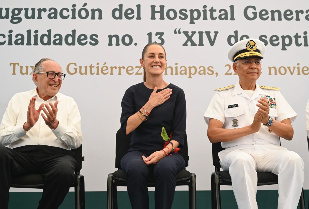Versión estenográfica. Inauguración del Hospital General de Especialidades No. 13 del IMSS. Tuxtla Gutiérrez, Chiapas